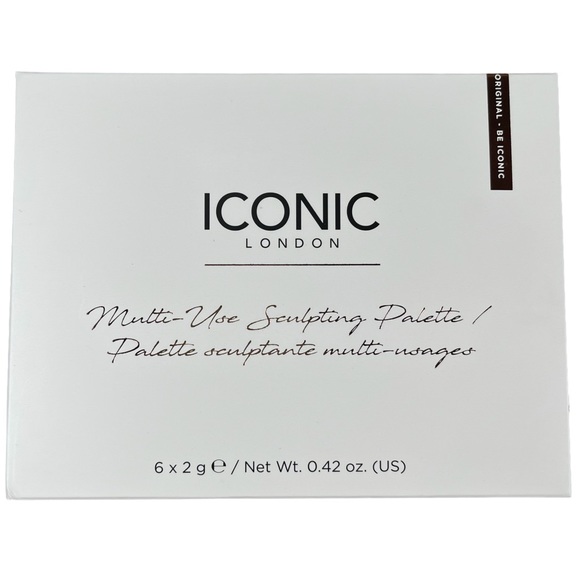 Iconic London Multi Use Sculpting Palette medium coverage 6 creamy shades NWT - Picture 2 of 7
